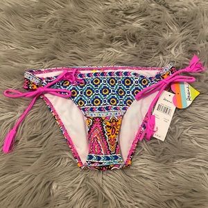 raisins sweet pea pink bathing suit bottoms